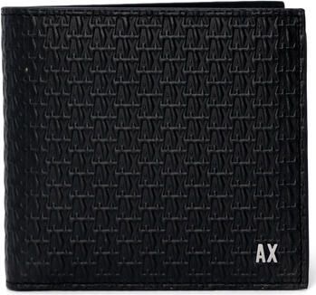 Armani Exchange Portemonnee met logopatroon en kaartsleuven Black Heren - Foto 5