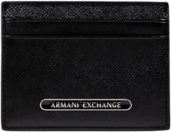 Armani Exchange Minimalistische Heren Zwarte Pasjeshouder Black Heren - Foto 4