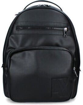 Armani Exchange Zwarte Minimalistische Rugzak Black Heren