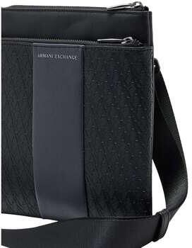EAX Schoudertas Crossbodytas met gestructureerd logo