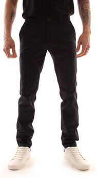 Armani Exchange Blauwe Chino Broek met Hoge Taille en Meerdere Zakken Blue Heren - Foto 2