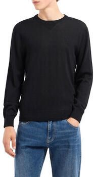 Armani Exchange Fijne Wollen Trui Noirs Collectie Black Heren - Foto 7