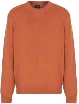 Armani Exchange Oranje Crew Neck Sweater Orange Heren