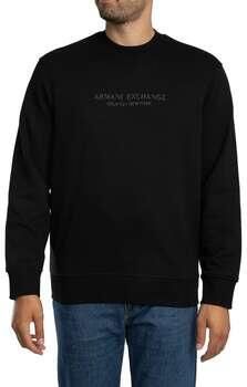 Armani Exchange Sweatshirt met labelprint en ronde hals