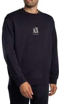 EAX Sweater Sweatshirt met geborduurd centraal logo