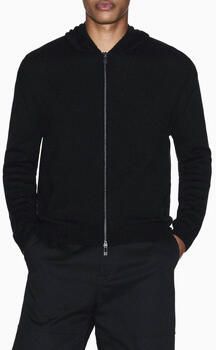 Armani Exchange Gebreid jack met capuchon
