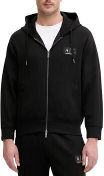 Armani Exchange Sweatjack met tweewegsritssluiting