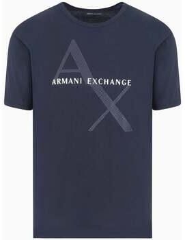 EAX T-shirt Diagonal logo t-shirt