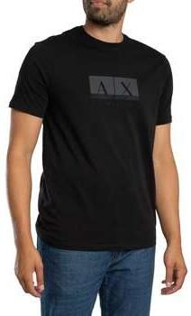 EAX T-shirt Korte Mouw Slank grafisch T-shirt