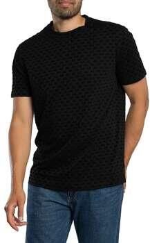 EAX T-shirt Korte Mouw T-shirt met merkpatroon