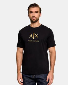 EAX T-shirt Korte Mouw Slank grafisch T-shirt - Foto 2
