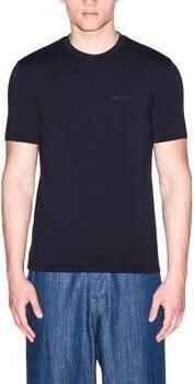 Armani Exchange extra slim fit T-shirt met ronde hals - Foto 4