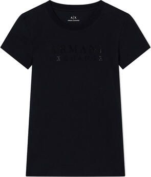 Armani Exchange T-shirt met labeldetail