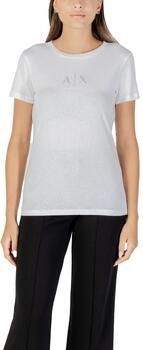 Armani Exchange Regular fit T-shirt van puur katoen met logoprint