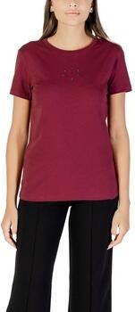 Armani Exchange Regular fit T-shirt van puur katoen met logoprint