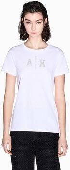 Armani Exchange T-shirt met logo en ronde hals - Foto 3