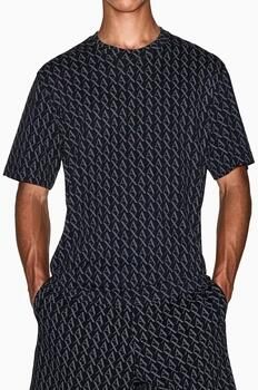 Armani Exchange Zwarte Katoenen Ronde Hals T-shirt Black Heren - Foto 2