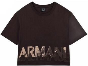 Armani Exchange t-shirt met pailletten