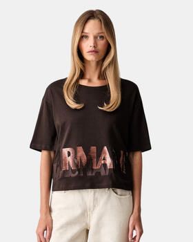 Armani Exchange t-shirt met pailletten - Foto 2