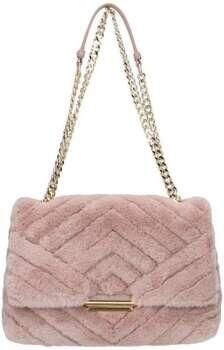 Armani Exchange Gestikte Zigzag Schoudertas Roze Pink Dames