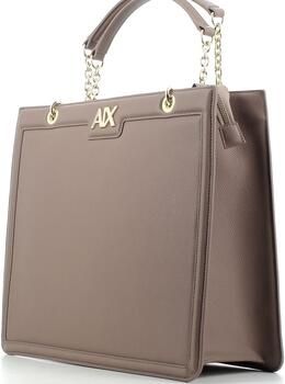 Armani Exchange Grijze Polyester Handtas met Strak Ontwerp Gray Dames