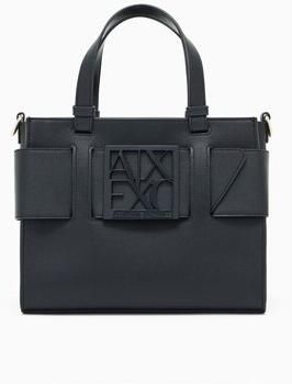 Armani Exchange Stijlvolle Polyurethaan Handtas met Polyester Voering Black Dames - Foto 17