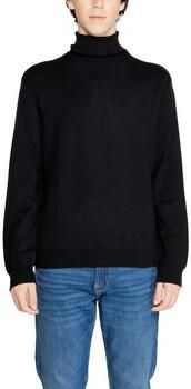 Armani Exchange Zwarte Gebreide Trui Hoge Hals Lange Mouw Black Heren - Foto 2