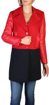 Armani Exchange Dames Wollen Jas met Knopen Red Dames