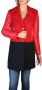 Armani Exchange Dames Wollen Jas met Knopen Red Dames - Thumbnail 1