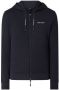 Armani Exchange Blauwe Zip Hoodie Milano New York Print Blue Heren - Thumbnail 1