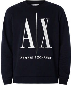 EAX Sweater Sweatshirt met grafische jersey