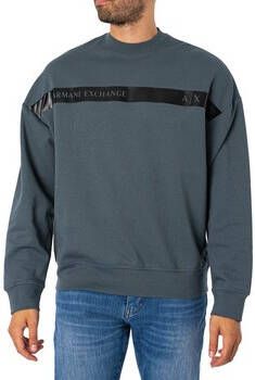 EAX Sweater Sweatshirt met logostreep