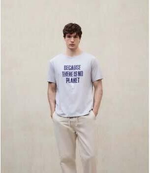 Ecoalf T-shirt Korte Mouw Min T-Shirt Gris Planet B