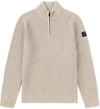 Ecoalf Trui Pull Drago en laine recyclée beige