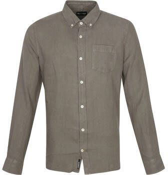 Ecoalf Overhemd Lange Mouw Malibi Overhemd Khaki