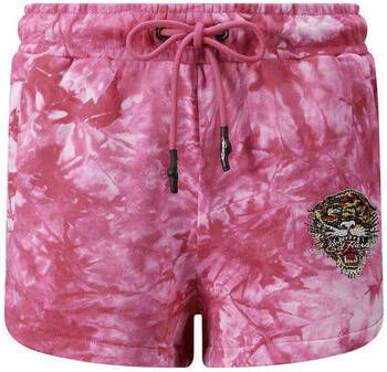 Ed Hardy Korte Broek Los tigre runner short hot pink