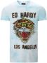 Ed Hardy T-shirt Korte Mouw Los tigre t-shirt turquesa - Thumbnail 1