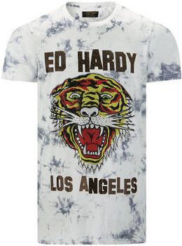 Ed Hardy T-shirt Korte Mouw Los tigre t-shirt white