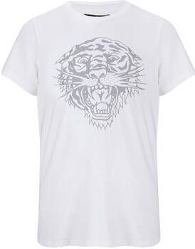 Ed Hardy T-shirt Korte Mouw Tiger-glow t-shirt white