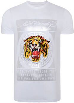 Ed Hardy T-shirt Korte Mouw Tile-roar t-shirt