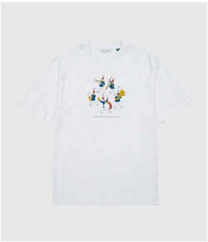 Edmmond Studios T-shirt Korte Mouw Edmmond Brass Band Tee White
