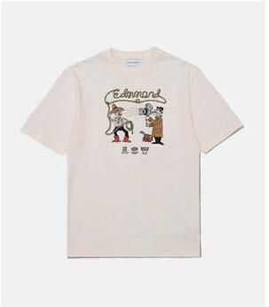 Edmmond Studios T-shirt Korte Mouw Edmmond Western Tee Ecru