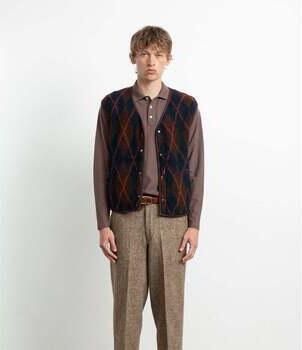 Edmmond Studios Vest Atelier Vest Plain Brown
