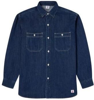 Edwin Overhemd Lange Mouw I035112.WORK SHIRT LS JAPAN-01.5V DARK USED