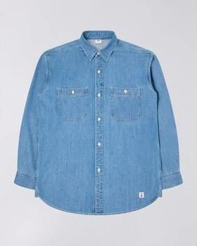 Edwin Overhemd Lange Mouw I035112.WORK SHIRT LS JAPAN-01.5W LIGHT USED