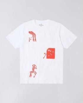 Edwin T-shirt Korte Mouw I035783 DAKUTA-02.67 WHITE