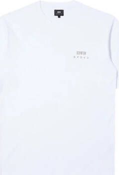 Edwin T-shirt Logo Chest T-Shirt White