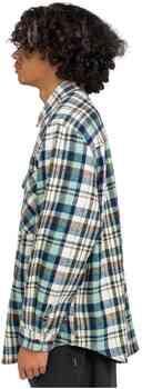 Element Geruite Flanellen Overhemd met Lange Mouwen Multicolor Heren