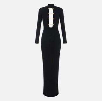 Elisabetta Franchi Lange Jurk AM29S57E2-110