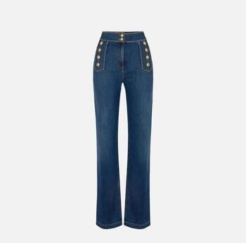 Elisabetta Franchi Wijde jeans PJ19D61E2